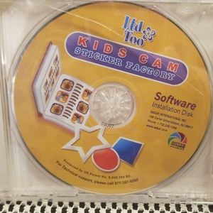 LTD Too Kids Cam Sticker Factory CD-ROM Game